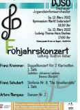 Plakat  Frühjahrs-Konzert 2022