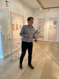 Herr Zeyer, Führung durch die Ausstellung