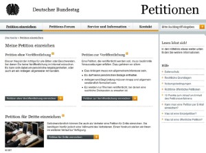 Petition Bundestag