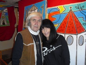 Gaudnek mit seiner Frau